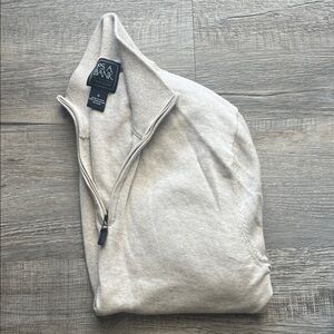 Jos. A. Bank Traveler Quarter Zip Sweater 100% Pima Cotton MRSP 110 Men’s Sz M
